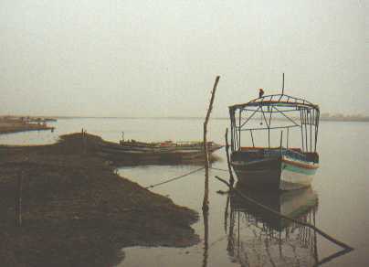 A peaceful moment on the Ravi River